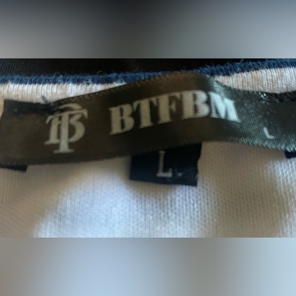 BTFBM Large Stretchy Striped Summer Dress - Picture 4 of 4